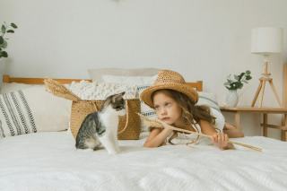 Parure de lit enfant chat