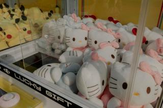 Peluche chat manga