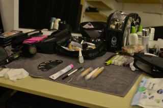 Trousse de maquillage chat