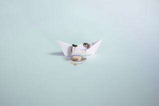 Pendentif chat origami