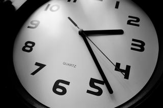 Horloge vinyle