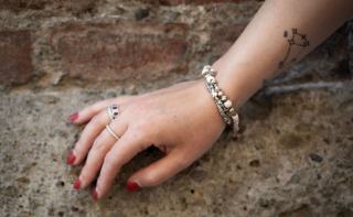 Bracelet chat argent : cadeau chat original sur Chat Bada