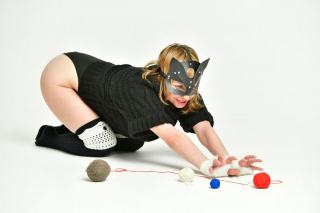 Chat noir masque : cadeau chat original sur Chat Bada